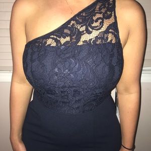 Adrianna Papell Lace Gown Size 8